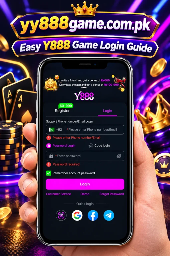 y888-game-login-process
